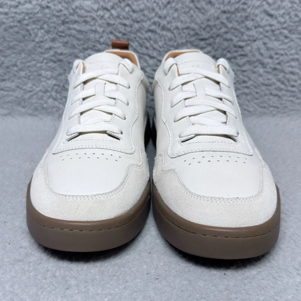 Josef Seibel Cleve 01 Mens Size 43 US 9.5 Low Top Sneaker Shoes White Leather
